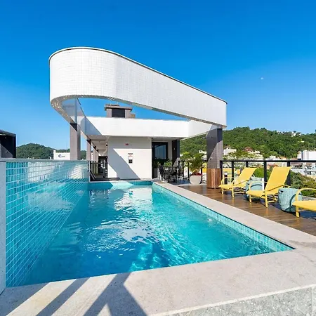 Confortavel Loft Em Condominio Com Piscina Bombinhas Exterior photo